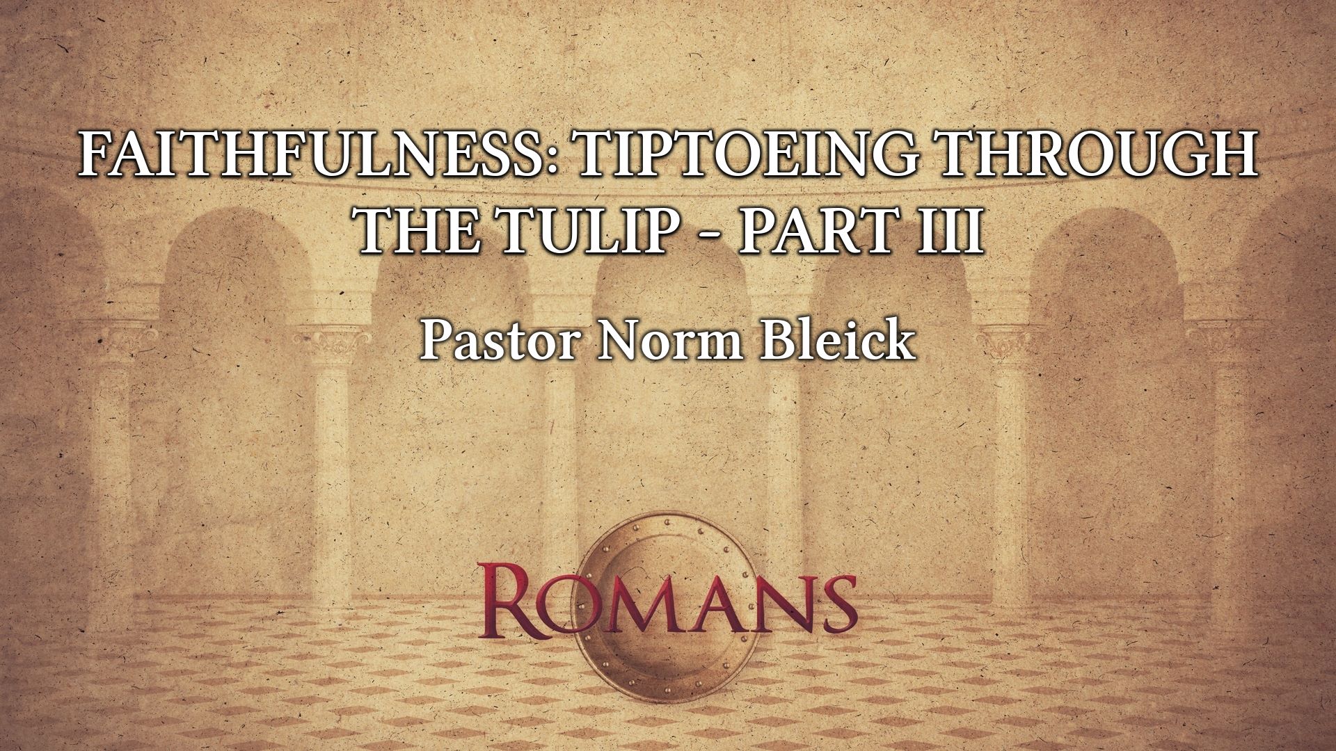 Faithfulness: Tiptoeing Through the TULIP – Part 3