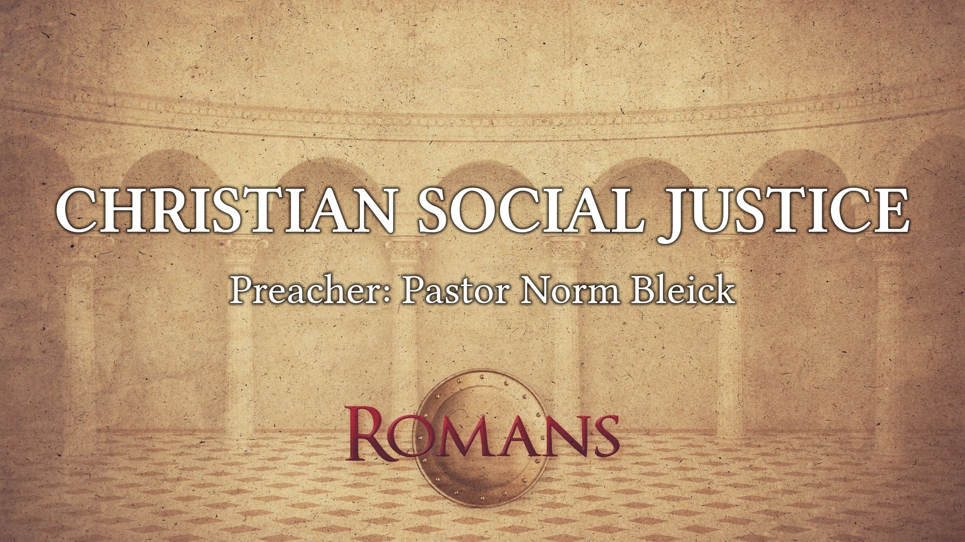 Christian Social Justice