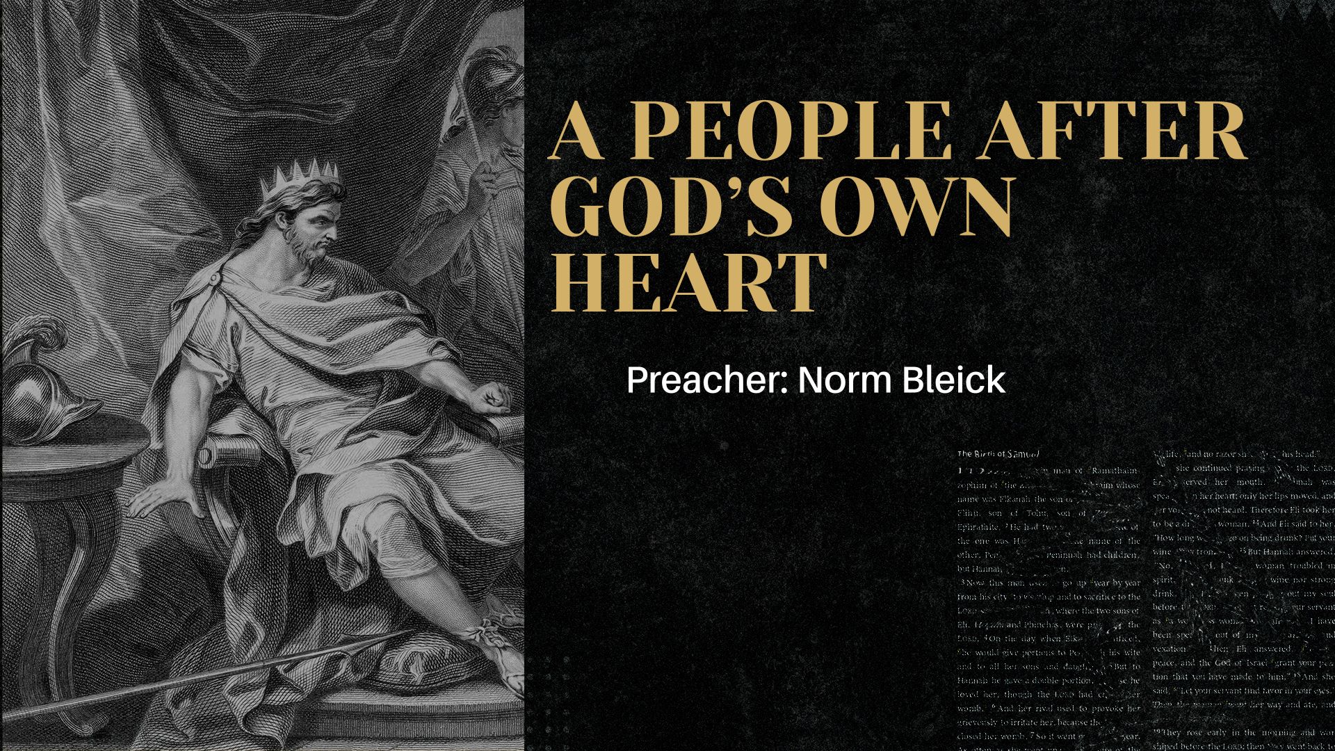 A People After God’s Own Heart