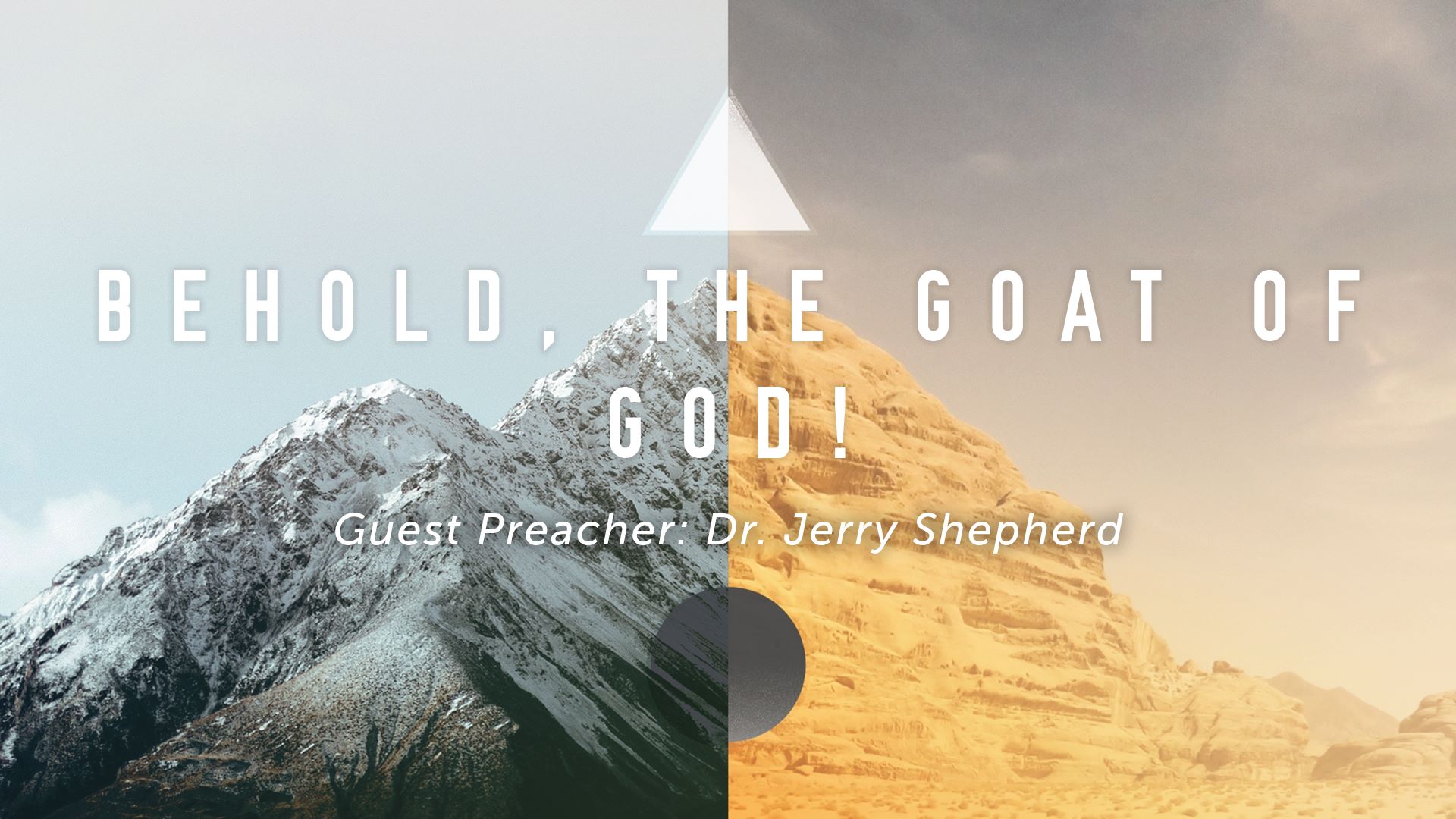 Behold, the Goat of God!