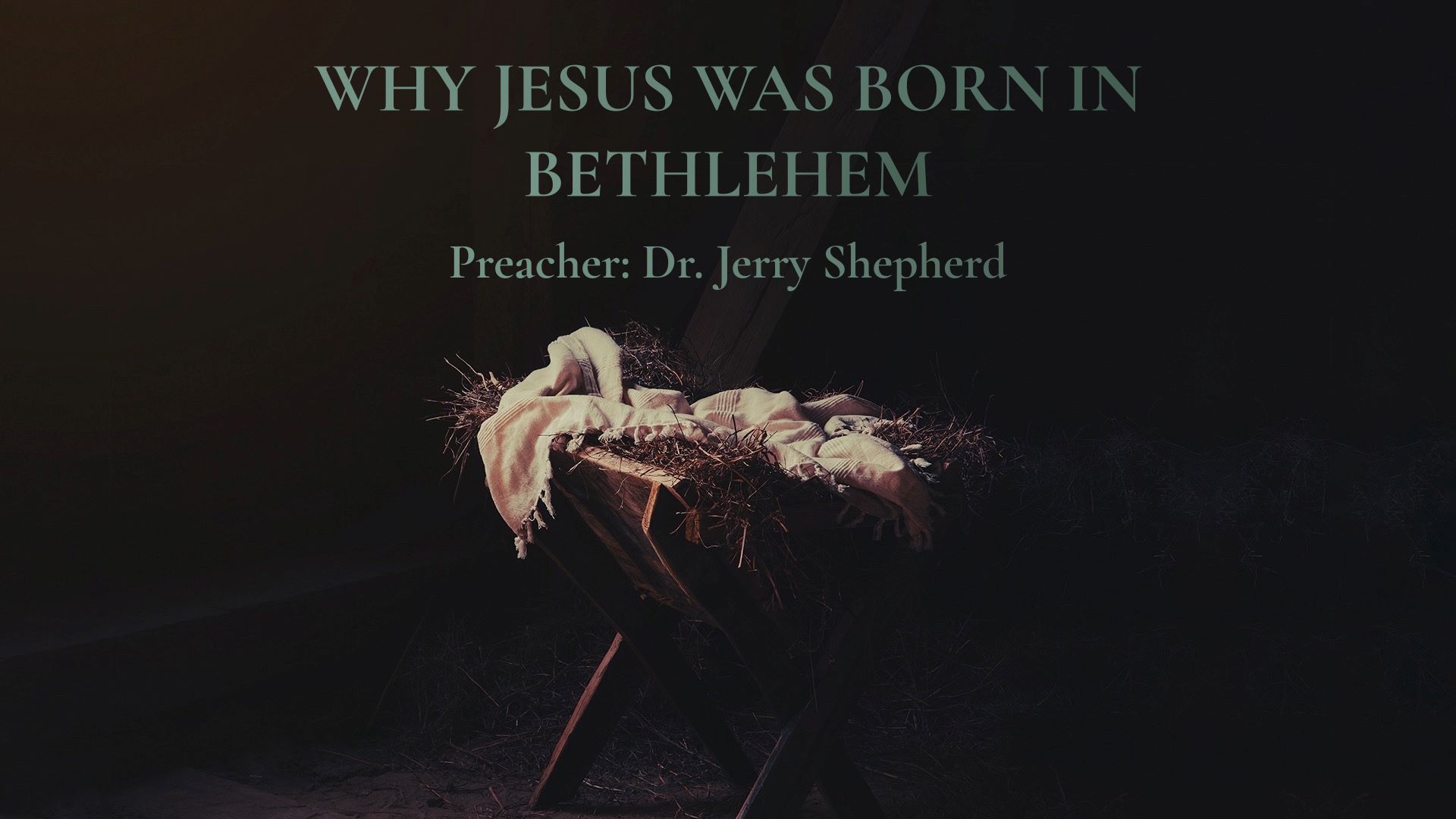 Why Jesus Was Born in Bethlehem