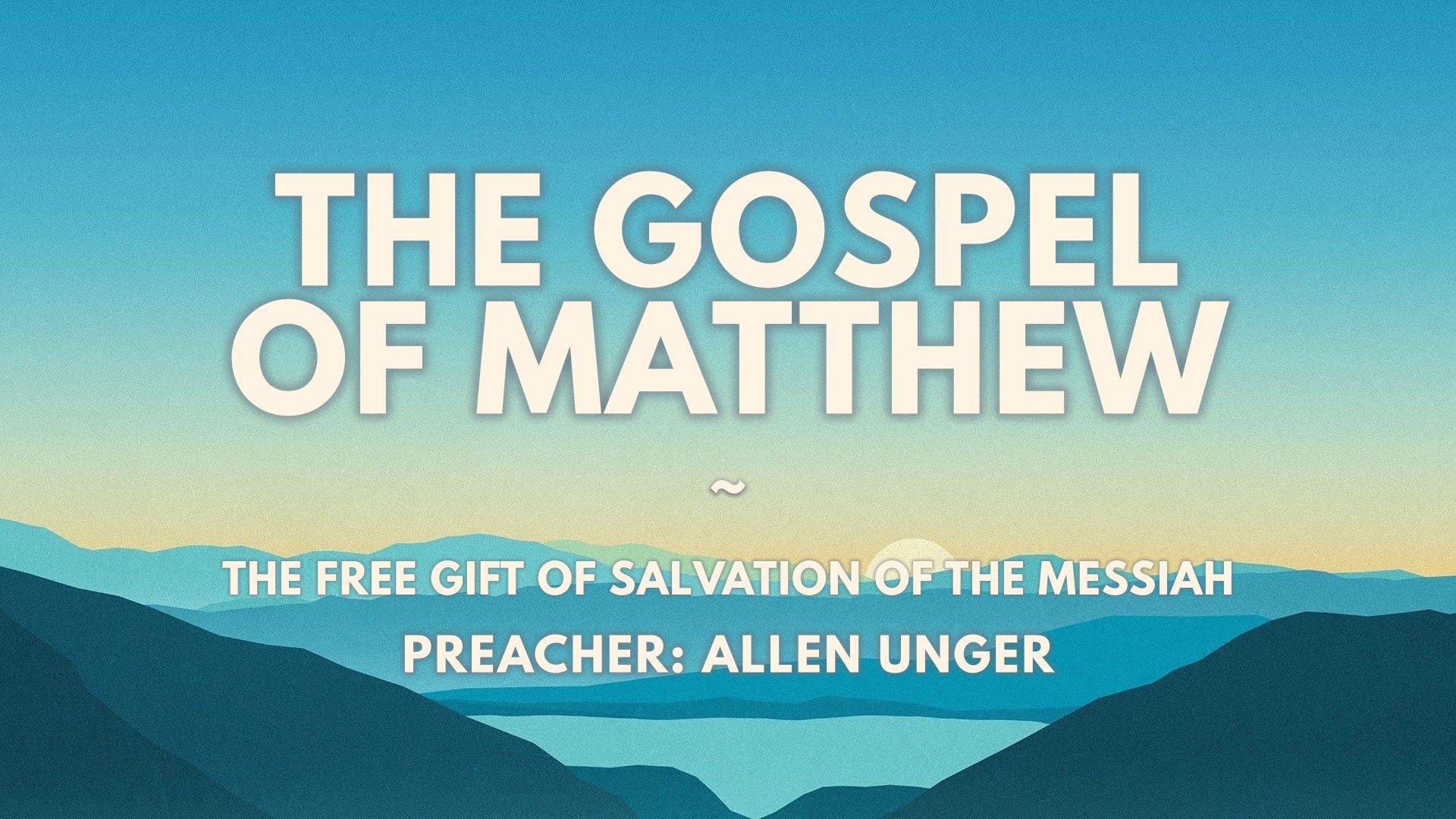 The Free Gift of Salvation of the Messiah