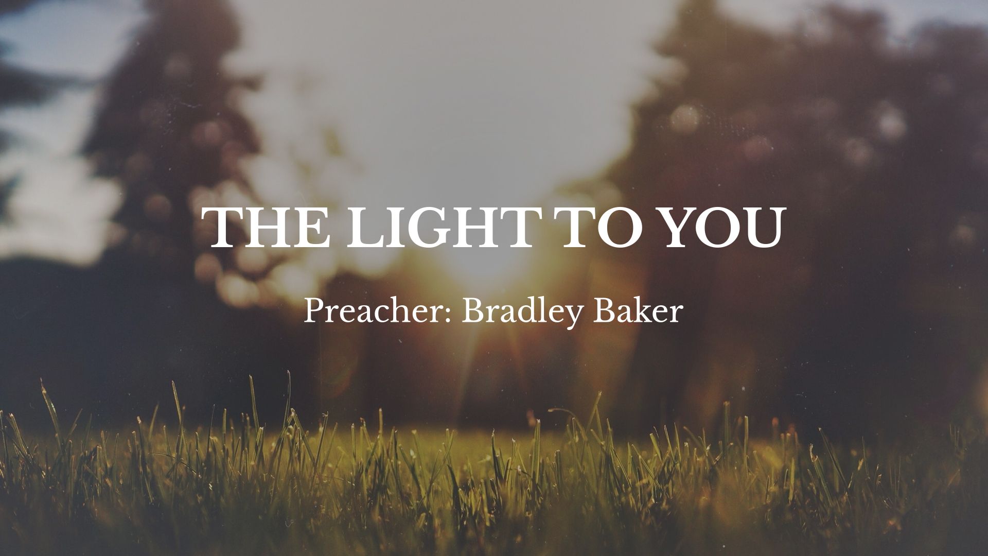 The Light to You